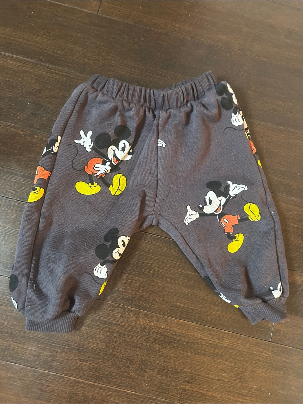 Mickey Mouse Black Kids Sweatpants